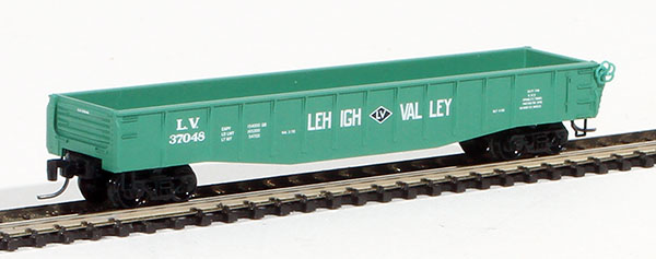 Consignment MT13107 - Micro-Trains American 50 Gondola, Fishbelly Side, w/ Drop Ends of the Lehigh Valley Railroad 