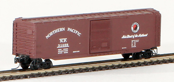 Consignment MT13501 - Micro-Trains American 50 Standard Boxcar, Single Door, of the Northern Pacific Railway