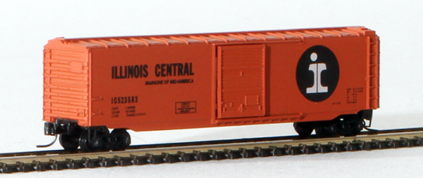 Consignment MT13502 - Micro-Trains American 50 Standard Boxcar, Single Door, of the Illinois Central Railroad