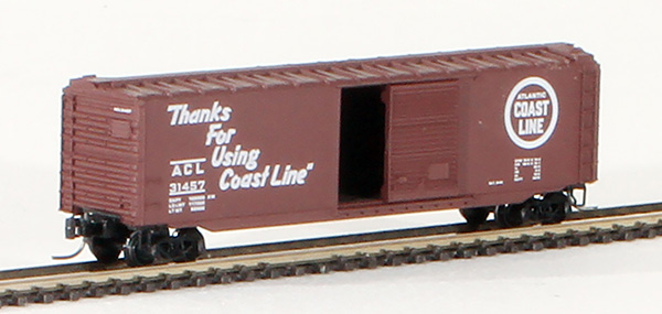 Consignment MT13511 - Micro-Trains American 50 Standard Box Car, Single Door, of the Atlantic Coast Line Railroad