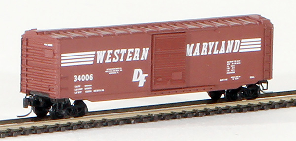 Consignment MT13513 - Micro-Trains American 50 Standard Boxcar, Single Door, of the Western Maryland Railway