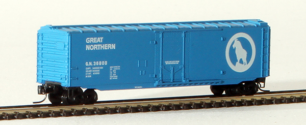 Consignment MT13605 - Micro-Trains American 50 Standard Boxcar, Plug Door, of the Great Northern Railway