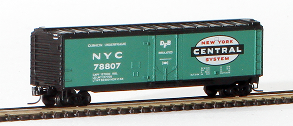 Consignment MT13616 - Micro-Trains American 50 Standard Box Car, Plug Door, of the New York Central Railroad