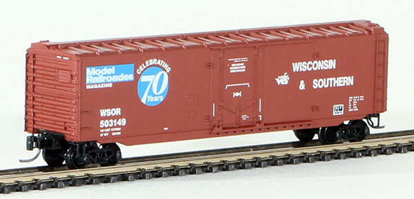 Consignment MT13626 - Micro-Trains American 50 Standard Box Car, Plug Door, of the Wisconsin and Southern Railroad 