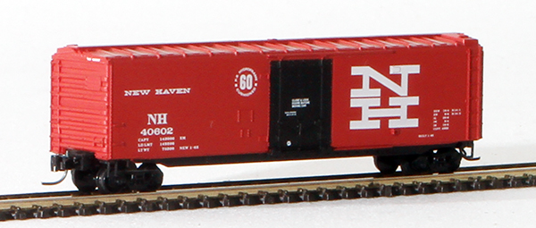 Consignment MT13628 - Micro-Trains American 50 Standard Box Car, Plug Door, of the New Haven Railroad
