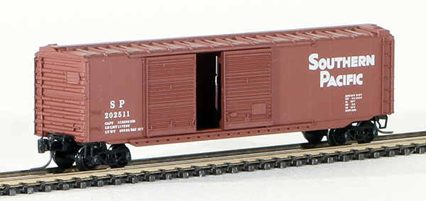 Consignment MT13704 - Micro-Trains American 50 Standard Boxcar, Double Door, of the Southern Pacific Railroad