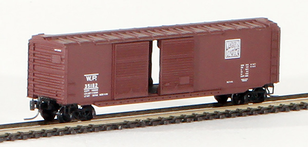 Consignment MT13712 - Micro-Trains American 50 Standard Boxcar, Double Door, of the Western Pacific Railroad