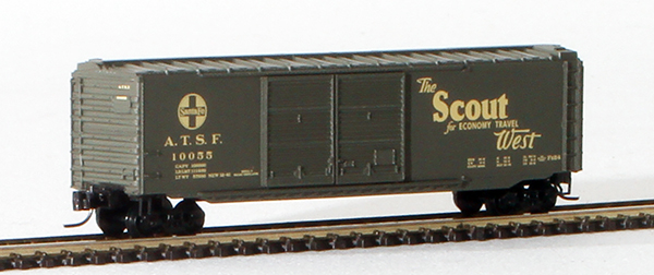 Consignment MT13730 - Micro-Trains American 50 Standard Box Car, Double Doors, of the Atchison, Topeka & Santa Fe Railway