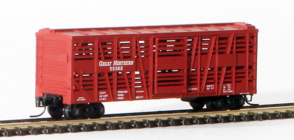 Consignment MT13801-2 - Micro-Trains American 40 Stockcar of the Great Northern Railway