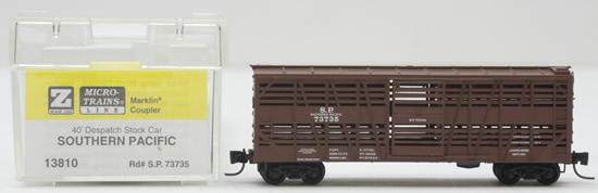 Consignment MT13810 - Micro Trains 13810 40 Despatch Stock Car of the Southern Pacific - 73735