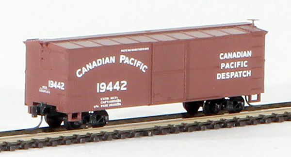 Consignment MT13910 - Micro-Trains Canadian 40 Double-Sheathed Wood Box Car, Single Door, of the Canadian Pacific Railway