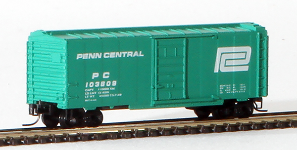 Consignment MT14103 - Micro-Trains American 40 Standard Boxcar, Single Door, of the Penn Central Railroad