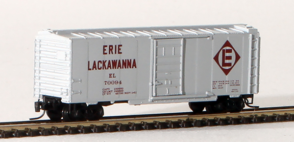 Consignment MT14104 - Micro-Trains American 40 Standard Boxcar, Single Door, of the Erie Lackawanna Railway