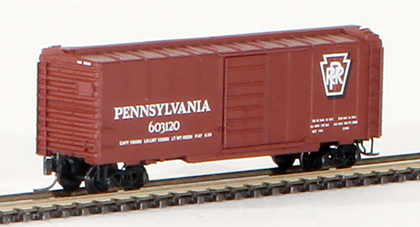 Consignment MT14106-603120 - Micro-Trains American 40 Box Car, Single Door, of the Pennsylvania Railroad