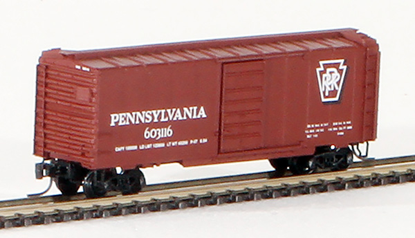 Consignment MT14106 - Micro-Trains American 40 Box Car, Single Door, of the Pennsylvania Railroad 