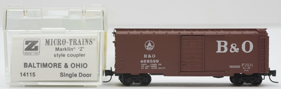 Consignment MT14115 - Micro Trains 14115 Box Car of the Baltimore & Ohio
