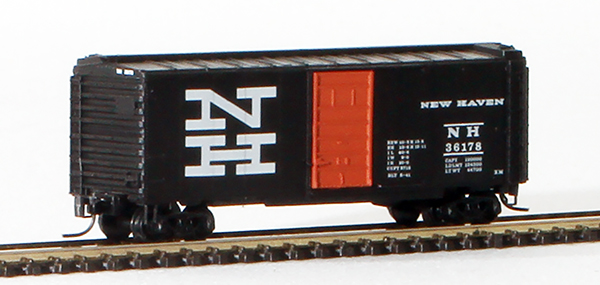 Consignment MT14116 - Micro-Trains American 40 Standard Boxcar, Single Door, of the New Haven Railroad