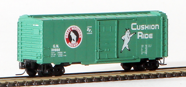 Consignment MT14125-39988 - Micro-Trains American 40 Standard Boxcar of the Great Northern Railway (Limited Edition)