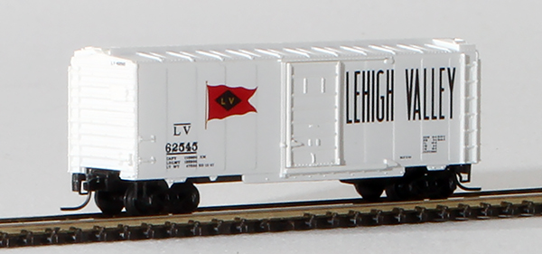 Consignment MT14129-62545 - Micro-Trains American 40 Standard Box Car, Single Door, of the Lehigh Valley Railroad