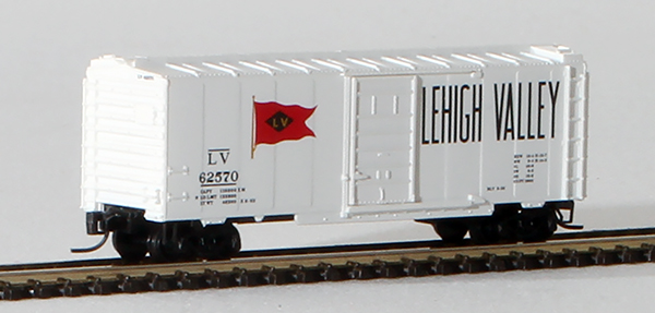 Consignment MT14129-62570 - Micro-Trains American 40 Box Car, Single Door, of the Lehigh Valley Railroad