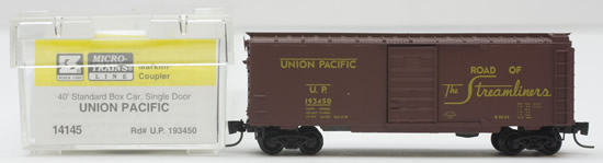 Consignment MT14145 - Micro Trains 14145 40 Standard Box Car of the Union Pacific – 193450