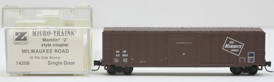 Consignment MT14208 - 50 Rib Side Box Car of the Milwaukee Road