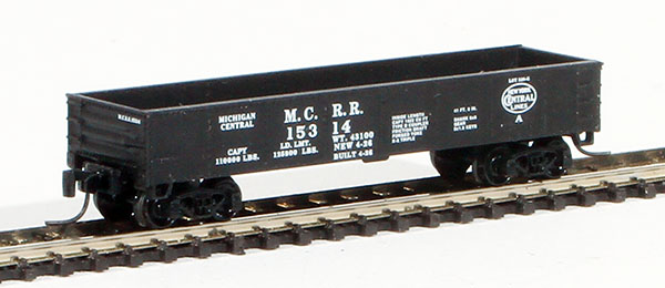 Consignment MT14307 - Micro-Trains American Gondola of the Michigan Central Railroad
