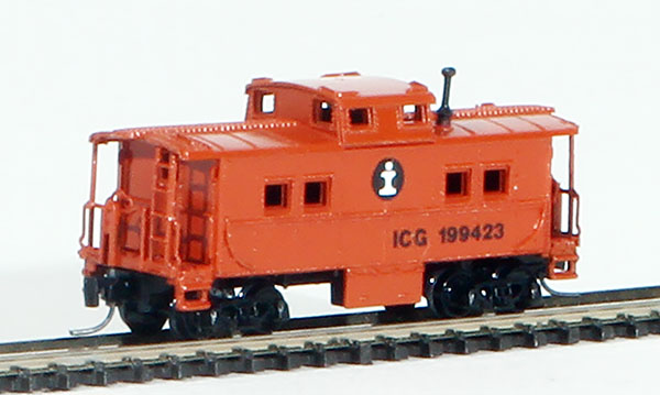 Consignment MT14711-2IC - Micro-Trains American Caboose of the Illinois Central Railroad