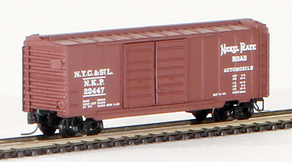 Consignment MT14801 - Micro-Trains American 40 Standard Boxcar, Double Door, of the Nickel Plate Road