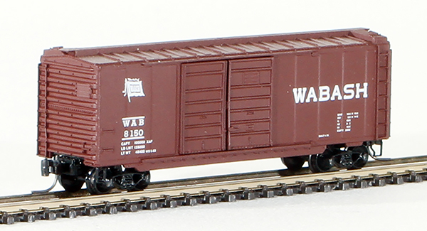 Consignment MT14803 - Micro-Trains American 40 Standard Boxcar, Double Door, of the Wabash Railroad
