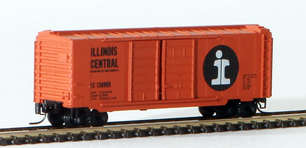 Consignment MT14805 - Micro-Trains American 40 Standard Boxcar, Double Door, of the Illinois Central Railroad