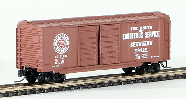 Consignment MT14806 - Micro-Trains American 40 Standard Boxcar, Double Door, of the Seaboard Air Line Railroad