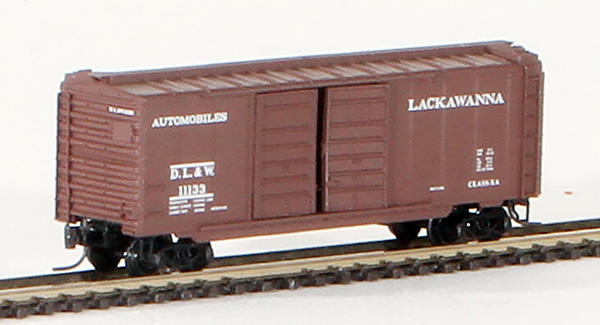 Consignment MT14812 - Micro-Trains American 40 Standard Boxcar, Double Door, of the Delawre, Lackawanna and Western Railroad