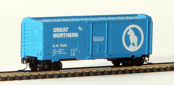 Consignment MT14902 - Micro-Trains American 40 Standard Boxcar, Plug Door, of the Great Northern Railway
