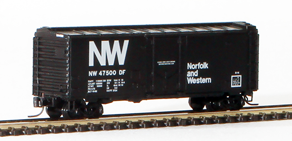 Consignment MT14910 - Micro-Trains American 40 Boxcar, Plug Door, of the Norfolk & Western Railway