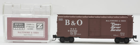 Consignment MT470692 - Micro Trains 470692 Box Car of the B & O