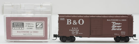 Consignment MT470754 - Micro Trains 470754 Box Car of the B & O