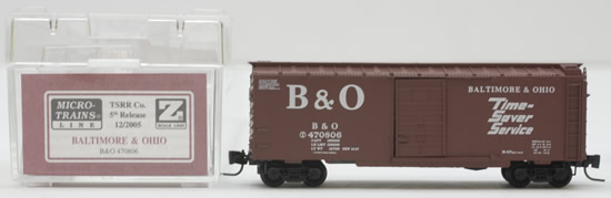 Consignment MT470806 - Micro Trains 470806 Box Car of the B & O