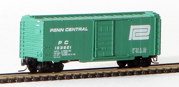 Consignment MT50000030 - Micro-Trains American 40 Standard Box Car, Single Door, of the Penn Central Railroad