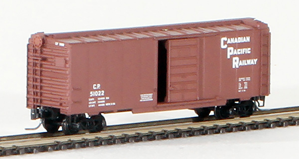 Consignment MT50000110 - Micro-Trains Canadian 40 Standard Box Car, Single Door, of the Canadian Pacific Railway