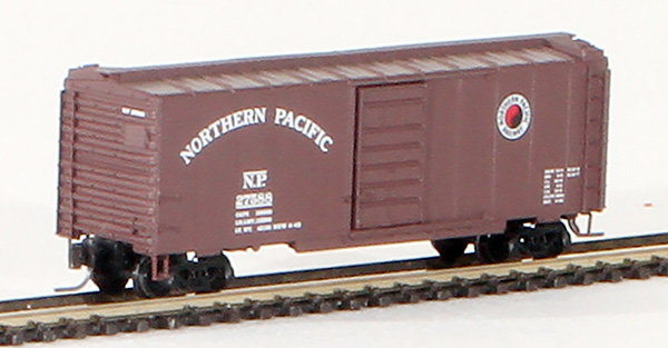 Consignment MT50000210 - Micro-Trains American 40 Standard Box Car, Single Door, of the Northern Pacific Railway
