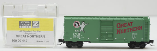 Consignment MT50000442 - Micro Trains 50000442 40 Standard Box Car of the Great Northern – 27163