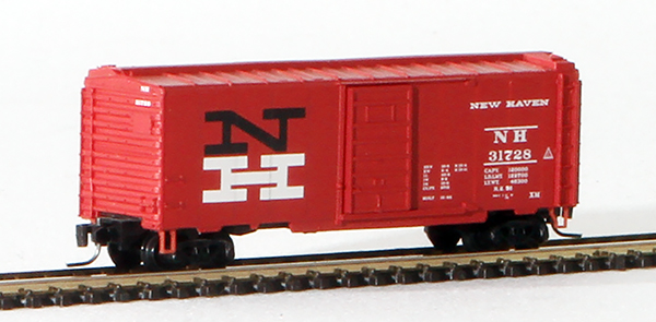 Consignment MT50000460 - Micro-Trains American 40 Standard Box Car, Single Door, of the New Haven Railroad