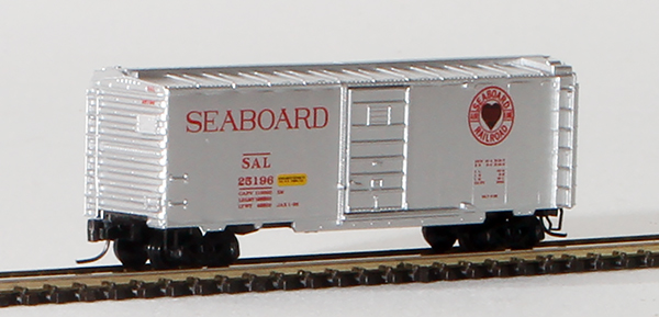 Consignment MT50000520 - Micro-Trains American 40 Standard Box Car, Single Door, of the Seaboard Air Line Railroad
