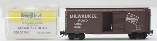Consignment MT50000541 - Micro Trains 50000541 40 Standard Box Car of the Milwaukee Road – 30371