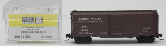 Consignment MT50000552 - 40 Standard Box Car of the Lehigh Valley – 62023