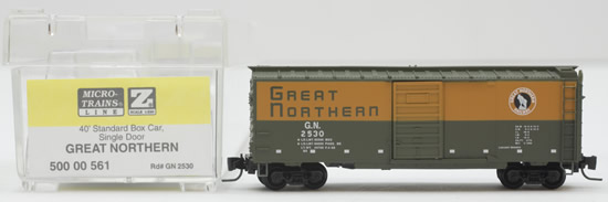 Consignment MT50000561 - 40 Standard Box Car of the Great Northern – 2530