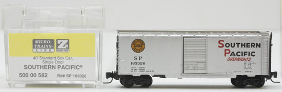 Consignment MT50000582 - Micro Trains 50000582 40 Standard Box Car of the Southern Pacific – 163326