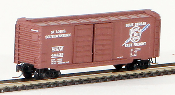Consignment MT50100040 - Micro-Trains American 40 Standard Box Car, Double Doors, of the St. Louis Southwestern Railway