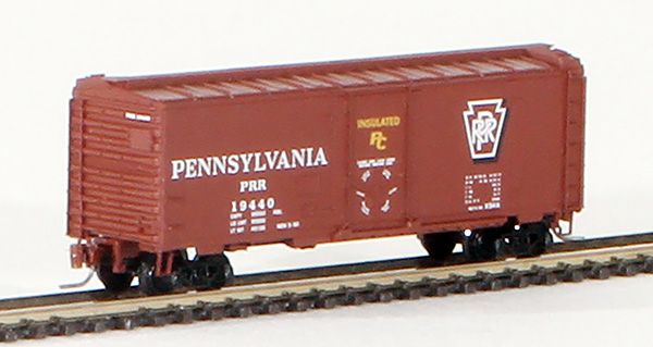 Consignment MT50200261A - Micro-Trains American 40 Standard Boxcar of the Pennsylvania Railroad